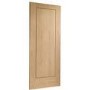 Internal Oak One-Panel Door - Unfinished - 1981 x 711 x 35mm - Pattern 10 - XL Joinery