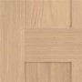 Internal Oak Victorian Shaker 4-Panel Door - Pre-Finished - 1981 x 838 x 35mm - Victoria - XL Joinery