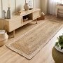 Natural Jute Rug with White Border - 150 x 80 cm - Origins