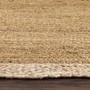 Natural Jute Rug with White Border - 150 x 80 cm - Origins