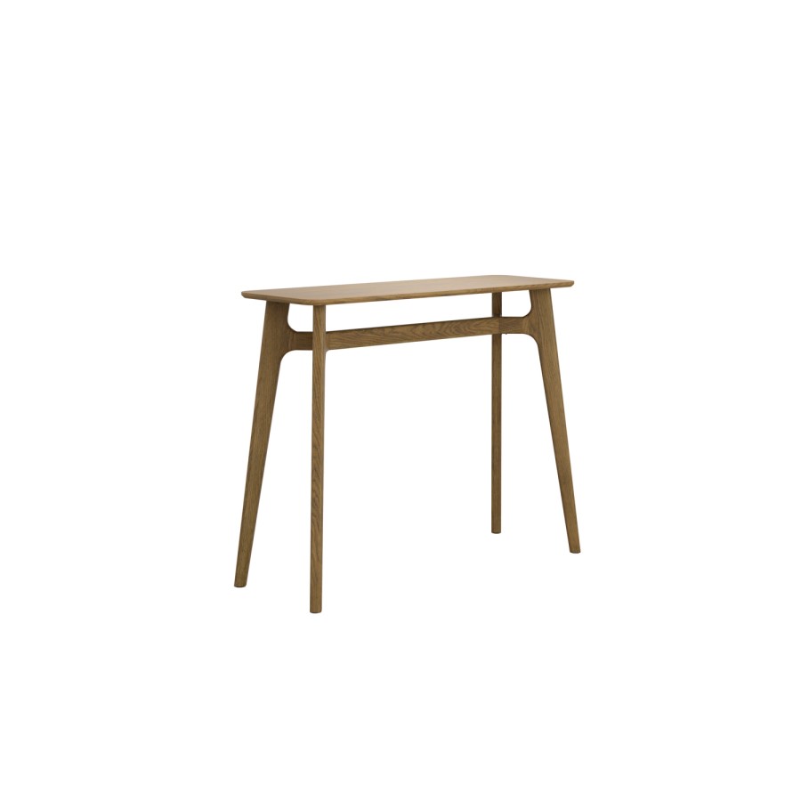 ONLY OPENED - Small Light Oak Console Table - Kitt