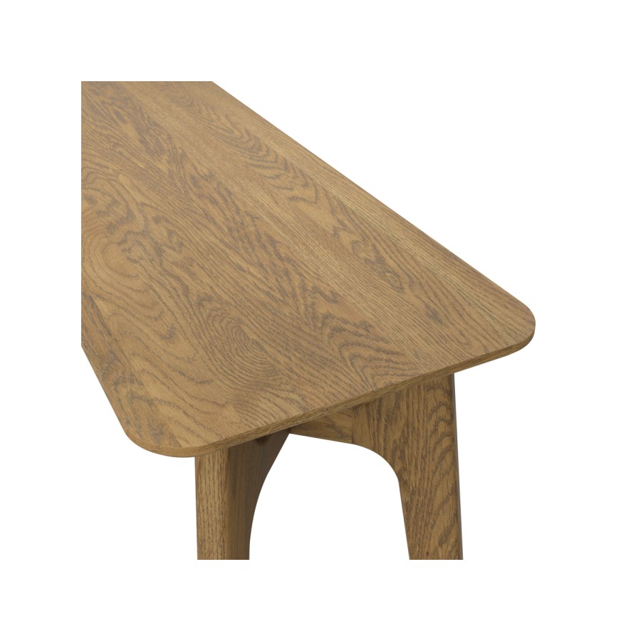 ONLY OPENED - Small Light Oak Console Table - Kitt