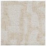 Cream Patterned Fabric Swivel Dressing Table Stool - Koda