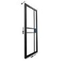 Internal Black Laminate Glazed Industrial Style Door with Clear Glass - Pre-Finished - 1981 x 838 x 35mm - Milton - XL Joinery