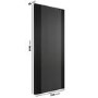 Internal Black Laminate Glazed Door with Clear Glass - Pre-Finished - 1981 x 762 x 35mm - Stria - XL Joinery