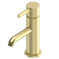 Brushed Brass Cloakroom Basin Mixer Tap - Legend
