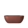 Red Freestanding Double Ended Bath 1650 x 750mm - Lisbon