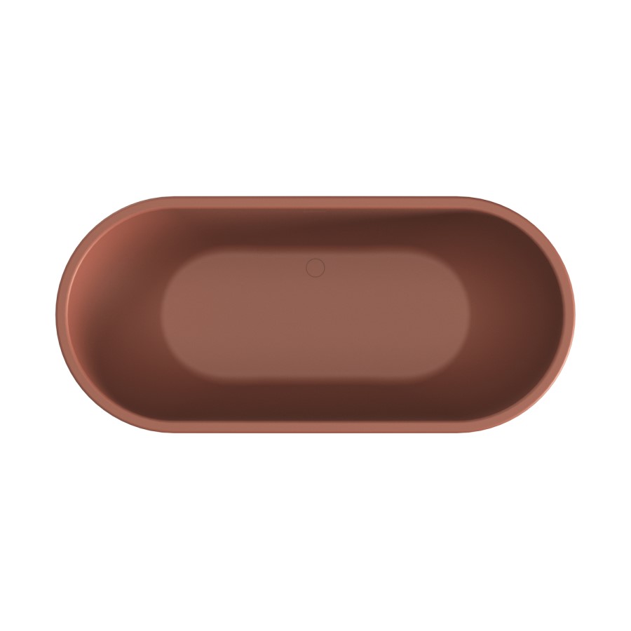 Red Freestanding Double Ended Bath 1650 x 750mm - Lisbon