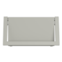 Beige Horizontal Panel Radiator with Pull Out Towel Bar 320 x 600mm - Lomas