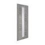 Internal Grey Laminate Glazed Door with Clear Glass - Pre-Finished - 1981 x 610 x 35mm - Forli - XL Joinery