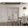Internal Grey Laminate Fully-Glazed Door with Clear Glass - Pre-Finished - 2040 x 726 x 40mm - Ravenna - XL Joinery