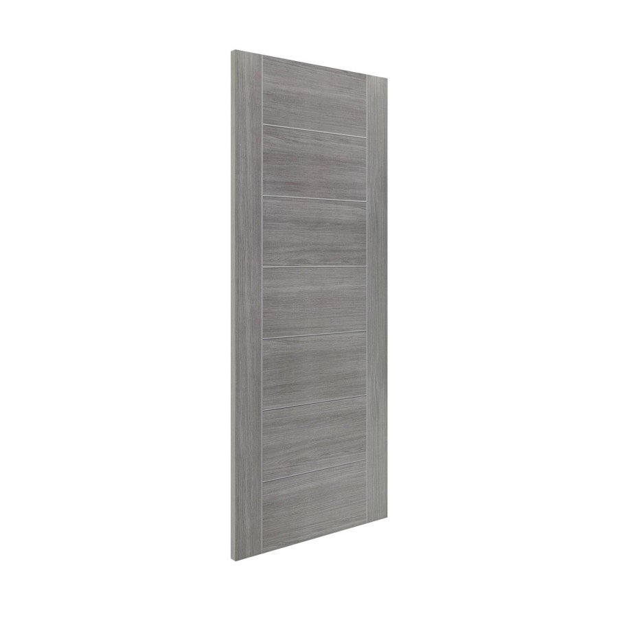 Internal Grey Woodgrain Laminate FD30 Fire Door - Pre-Finished - 2040 x 926 x 44mm - Palermo - XL Joinery