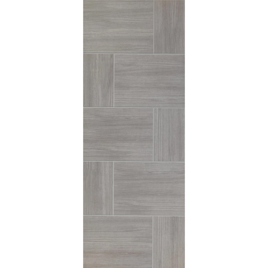 Internal Grey Woodgrain Laminate Door - Pre-Finished - 2040 x 826 x 40mm - Ravenna - XL Joinery