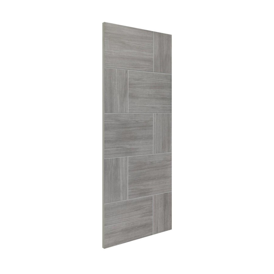 Internal Grey Woodgrain Laminate Door - Pre-Finished - 2040 x 926 x 40mm - Ravenna - XL Joinery