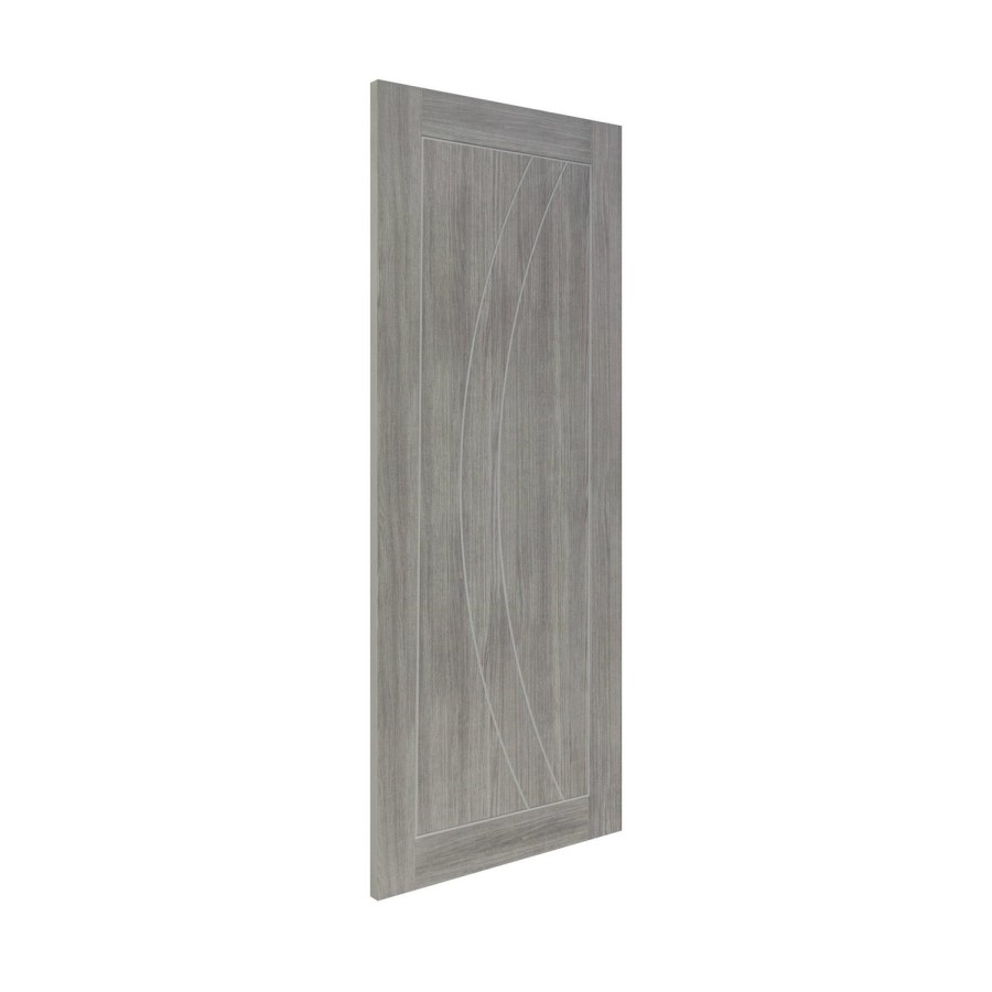 Internal Grey Woodgrain Laminate Door - Prefinished - 1981 x 686 x 35mm - Salerno - XL Joinery
