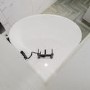 Freestanding Double Ended Small Round Corner Bath 1000 x 1000mm - Malta