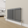 Maesta Chrome Traditional Manual Angled Radiator Valves (pair)