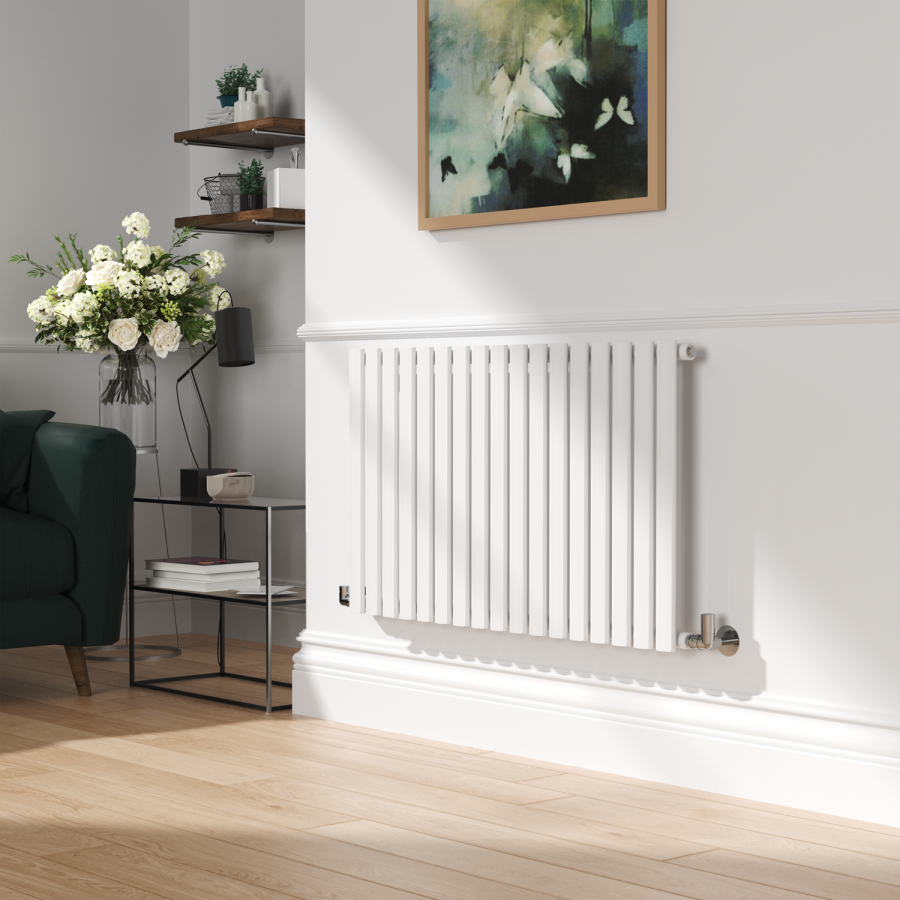 Elego Chrome Modern Manual Corner Radiator Valves With Lockshield