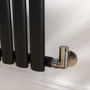 Elego Chrome Modern Manual Corner Radiator Valves With Lockshield
