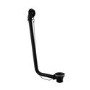 Traditional Exposed Bath Waste - Matt Black