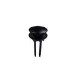 48mm Black Cistern Flush Button - Suitable for Boston Newport Ashford Indiana Venice Palma & Ripley