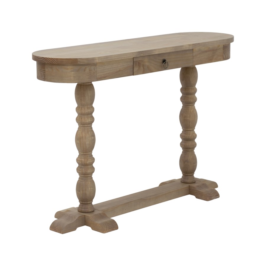 Solid Wooden Console Table with Drawer - Madeline