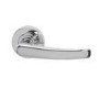 Internal Silver Polished Chrome Lever Fire Door Handle with Latch and Hinges Pack - 75mm Latch - Morava - XL Joinery