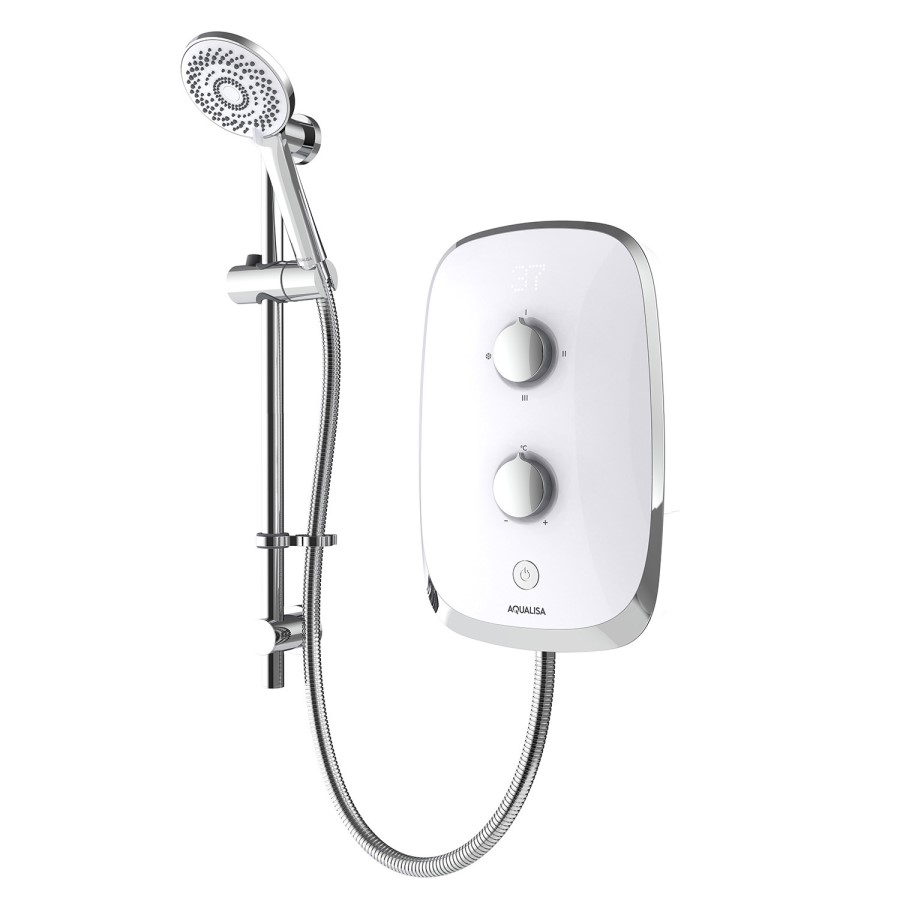Aqualisa eMOTION Electric Shower - 9.5kw - Arctic White