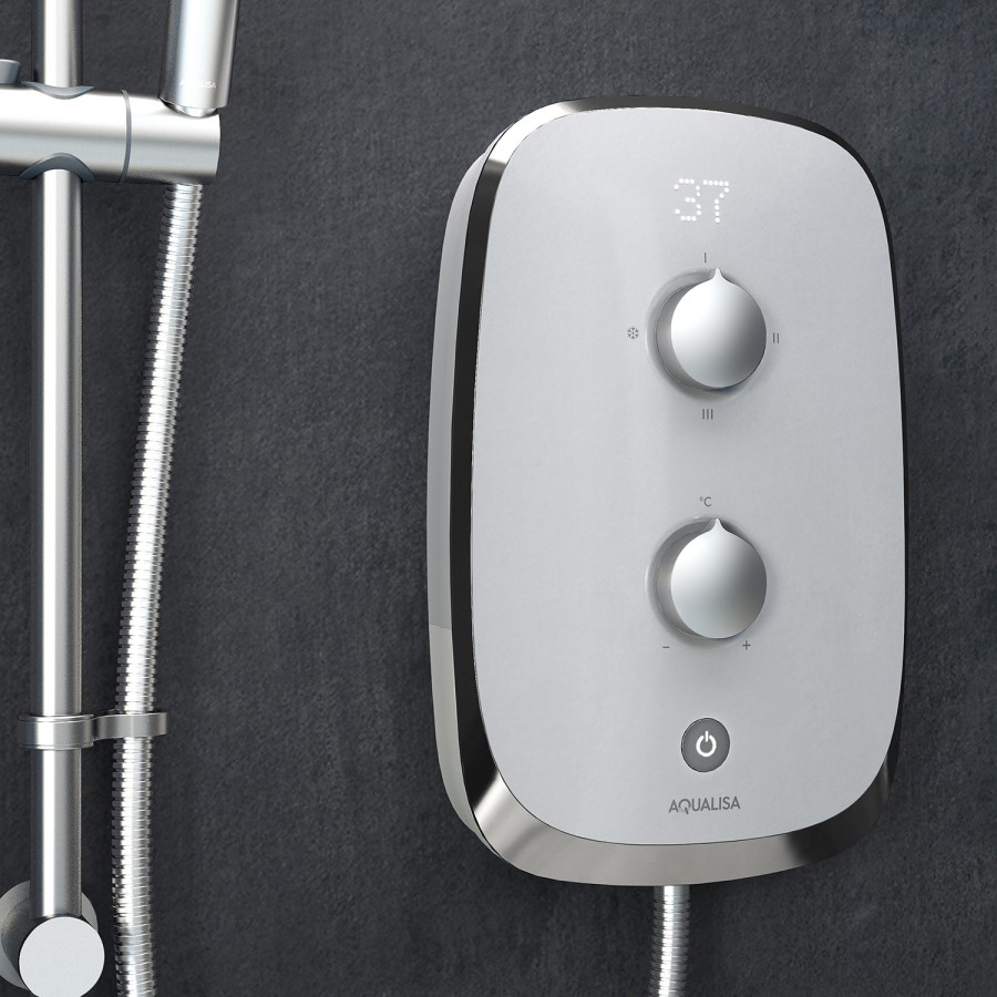 Aqualisa eMOTION Electric Shower - 9.5kw - Arctic White