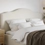 Beige Upholstered Super King Side-Lift Ottoman Storage Bed with Legs - Marie