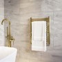 Brass Towel Radiator 650 x 500mm - Nazco