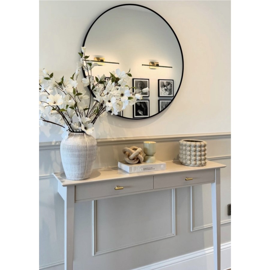 Small & Narrow Taupe Console Table - 115cm - Noa