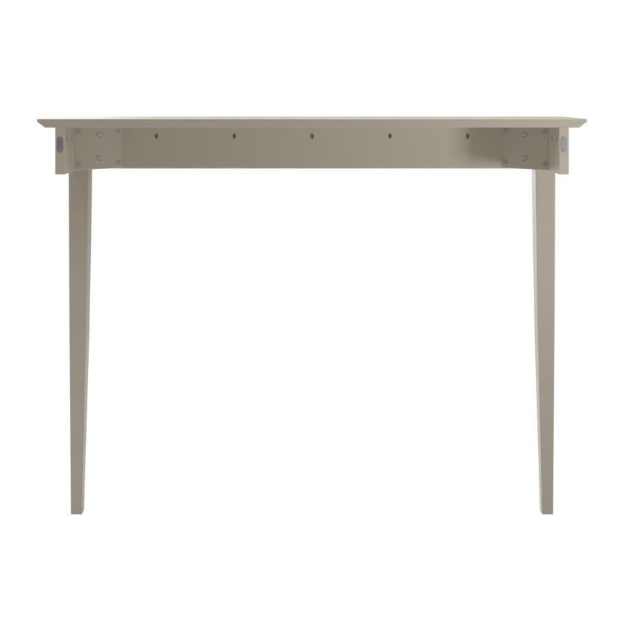 Small & Narrow Taupe Radiator Cover with Brass Handles - 115cm - Noa