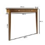 ALMOST PERFECT - Small & Narrow Walnut Console Table  - 115cm - Noa