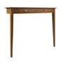 ALMOST PERFECT - Small & Narrow Walnut Console Table  - 115cm - Noa