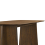 Large Rectangular Walnut Dining Table Set with 6 Cream Upholstered Chairs - Seats 6 - Noor