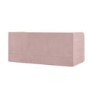 GRADE A1 - Velvet Single Day Bed with Trundle in Pink - Newton