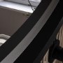 Round Black Heated Bathroom Mirror with Lights 800mm - Nyx