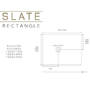 1000x900mm Rectangular Anti-Slip 27mm Slimline Black Stone Resin Shower Tray – Sileti