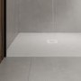 1200x800mm Slate Effect Rectangular Anti-Slip 27mm Slimline White Shower Tray – Sileti