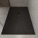1200x800mm Rectangular Anti-Slip 27mm Slimline Black Stone Resin Shower Tray – Sileti