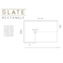 1400x900mm Rectangular Anti-Slip 27mm Slimline White Stone Resin Shower Tray – Sileti