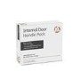 Internal Antique Bronze Bathroom Lever Door Handle with Lock, Latch and Hinges Pack - 65mm Latch - Oglio - XL Joinery