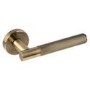 Internal Antique Bronze Lever Door Handle with Latch and Hinges Pack - 65mm Latch - Oglio - XL Joinery