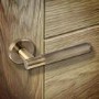 Internal Antique Bronze Lever Door Handle with Latch and Hinges Pack - 65mm Latch - Oglio - XL Joinery
