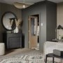 Internal Oak Half-Glazed Cottage FD30 Fire Door with Clear Etched Glass - Unfinished - 2040 x 826 x 44mm - Suffolk Premium - XL Joinery