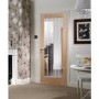 Internal Oak Fully-Glazed Cottage Door with Clear Etched Glass - Pre-Finished - 2040 x 826 x 40mm - Suffolk Premium - XL Joinery