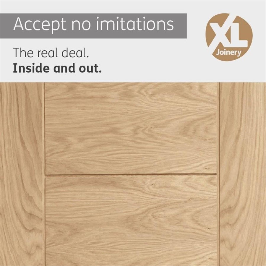 Internal Oak Door - Pre-Finished - 1981 x 838 x 35mm - Palermo Premium - XL Joinery