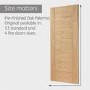 Internal Oak Door - Pre-Finished - 1981 x 838 x 35mm - Palermo Premium - XL Joinery