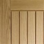 Internal Oak Cottage FD30 Fire Door - Pre-Finished - 1981 x 838 x 44mm - Suffolk Premium - XL Joinery